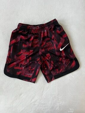 Nike Boy’s Red and Black Performance Athletic Shorts